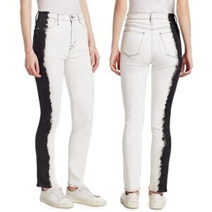 HUDSON x BAJA EAST Holly High-Rise Jeans Black to‎ White BEW4151DBQ Women's 28
